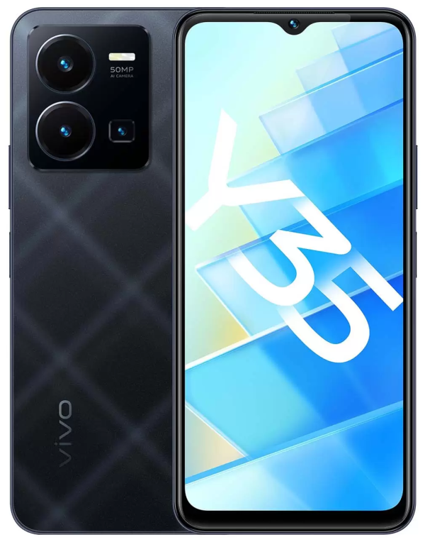 Купить Смартфон vivo Y35 4/64 ГБ RU, Черный агат